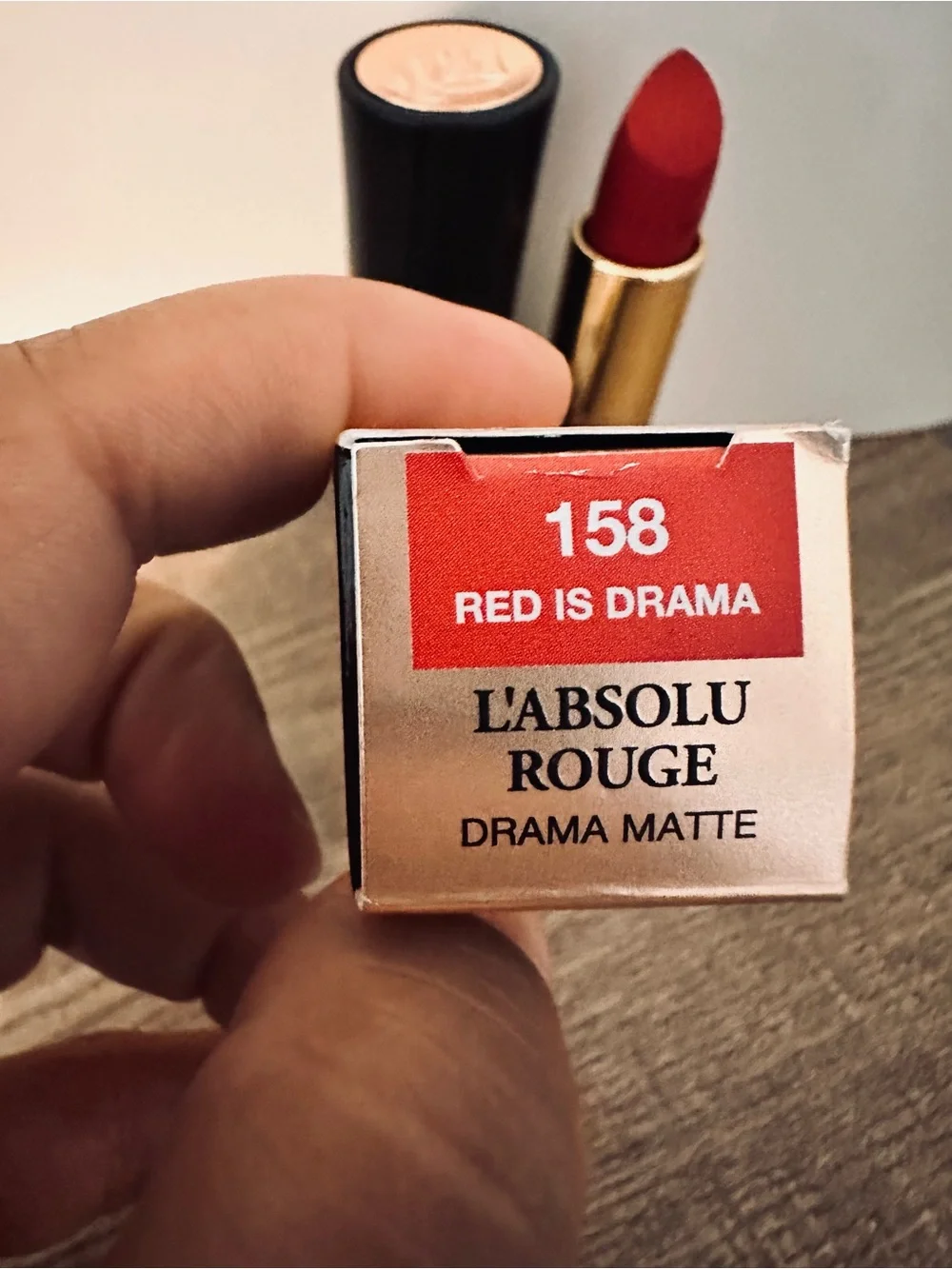 Lancôme L'Absolu Rouge Drama Matte — 158 Red Is Drama